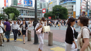 Shibuya - en bydel med flotte butikksentre og mye folk